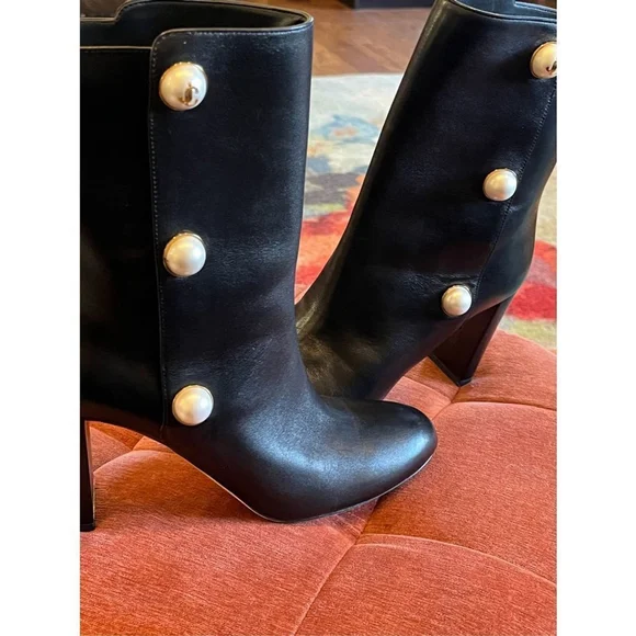 Jimmy Choo Rina 85 Leather Ankle Boots Size 38 (8) NIB - Picture 14 of 15